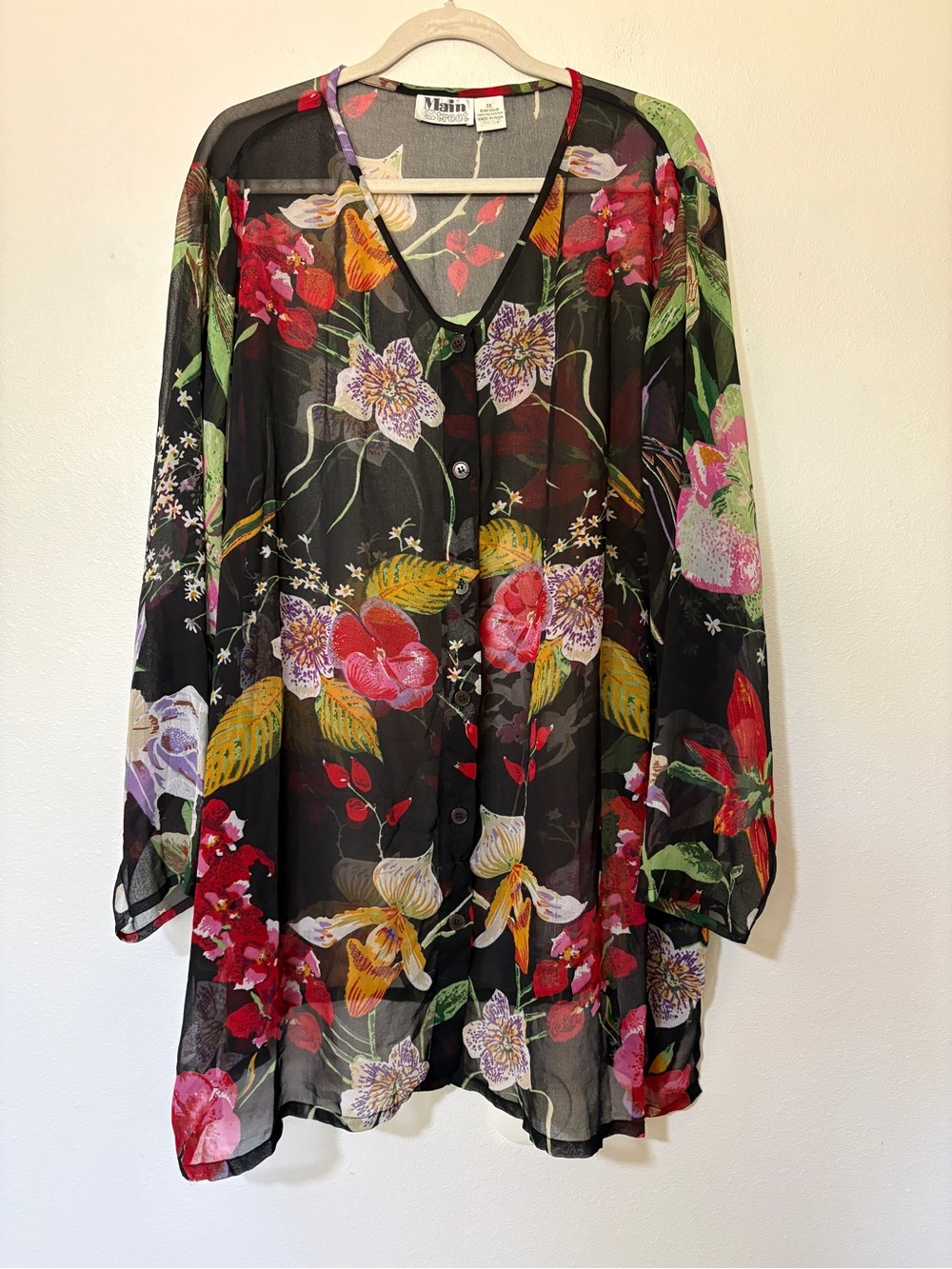 Vintage Main Street Plus Size Tunic Blouse